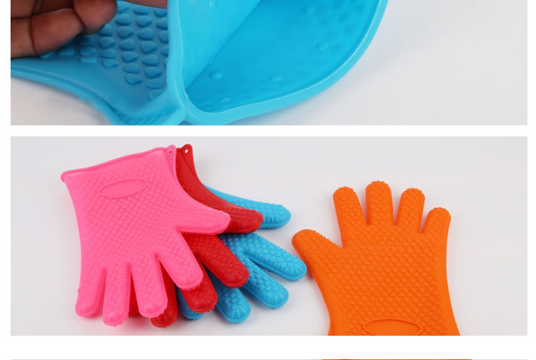 硅胶手套,硅胶防烫手套,耐高温烘焙手套,硅胶隔热手套,硅胶五指手套